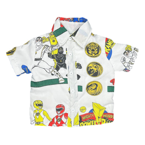 2T Power Rangers Reworked Button Up