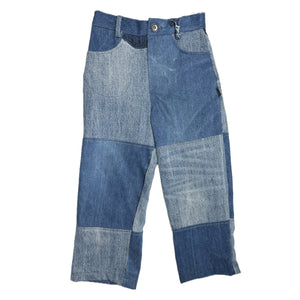 5/6 Patchwork Double Knee Denim