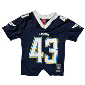 2T Chargers Jersey Romper