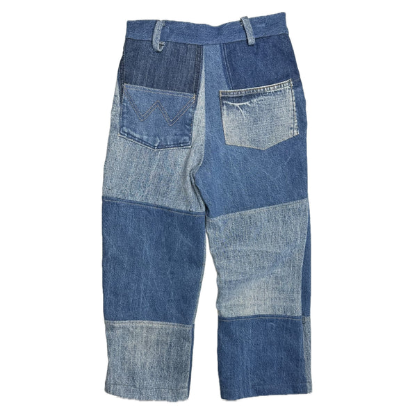 5/6 Patchwork Double Knee Denim