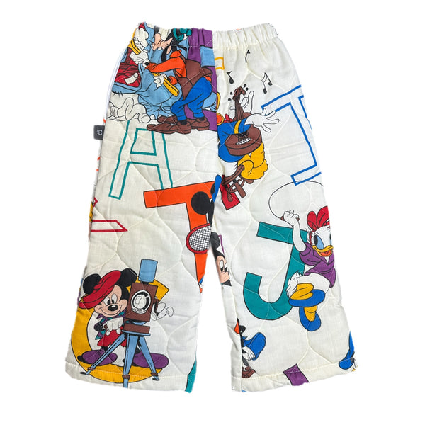 2T Quilted Disney Alphabet Pants