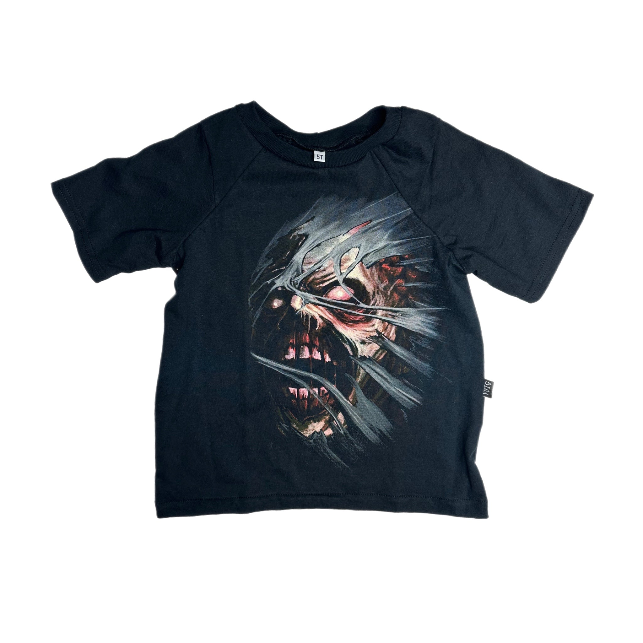 5T Screaming Zombie Resized Tee