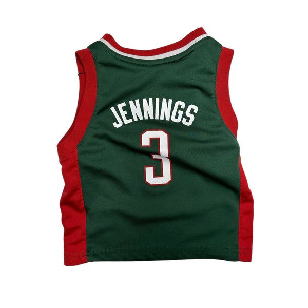 2T Milwaukee Bucks Jennings 3 NBA Jersey