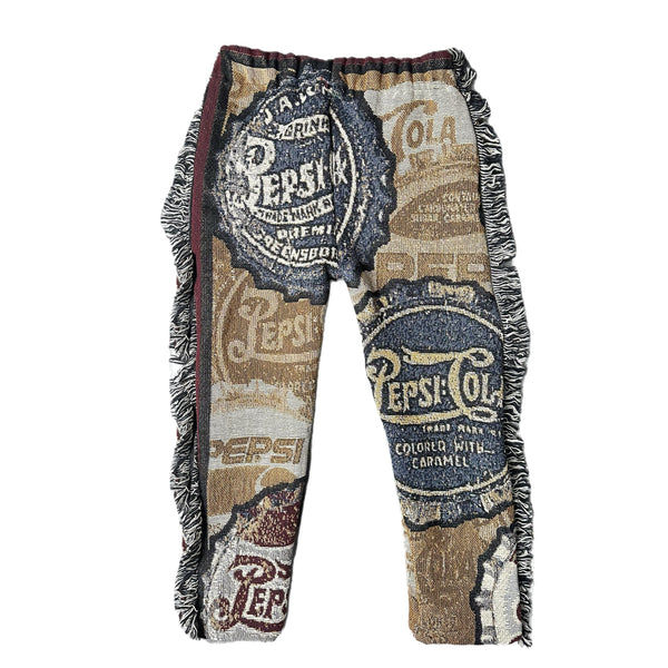 Medium Pepsi Cola Tapestry Pants Reworked