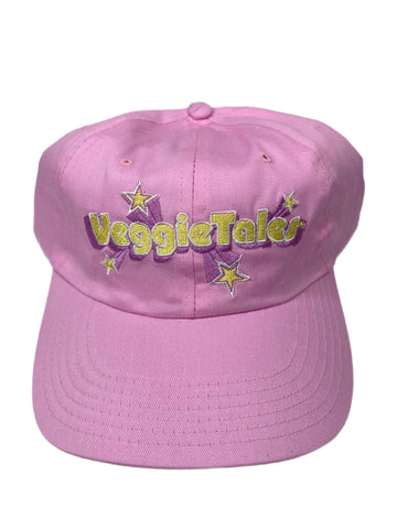 Vintage Veggietales Pink StrapBack VTG Deadstock Hat