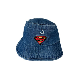 12-24 M Superman 1999 VTG denim Bucket Hat