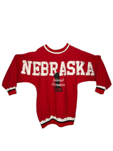 XL Nebraska National Champion Sweatshirt VTG Corn Huskers Football